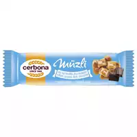 Foto articolo dell\'articolo Cerbona Muzli Salted Caramel Dark Chocolate Gr.20 Pz.20