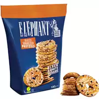 Foto articolo dell\'articolo Elephant Squeezed Pretzels Ai Semi Di Sesamo Gr.80