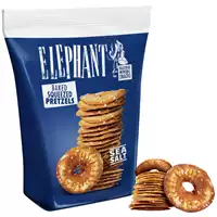 Foto articolo dell\'articolo Elephant Squeezed Pretzels Al Sale Marino Gr.80
