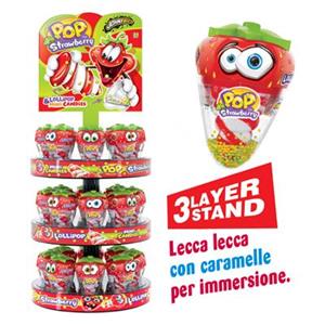 Pop Strawberry Dip & Lick Gr.64 Pz.24