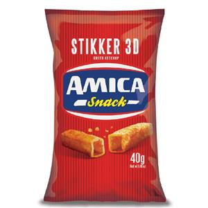 7317 -  Amica Chips La Patatina Stikker Ketchup 3D Gr.40 Pz.24